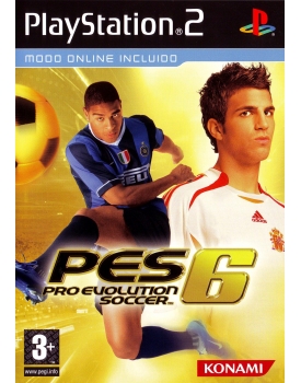 Pro Evolution Soccer PES 6 با کاور کامل وچاپ روی دیسک